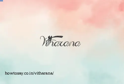 Vitharana