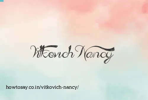 Vitkovich Nancy