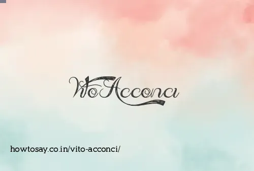 Vito Acconci
