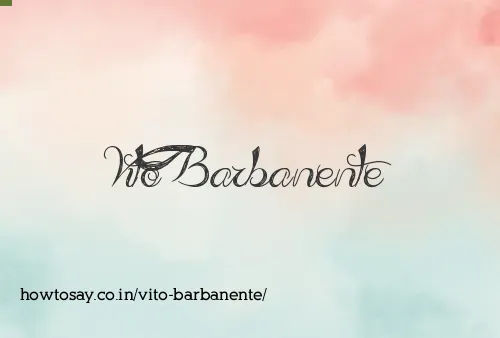 Vito Barbanente