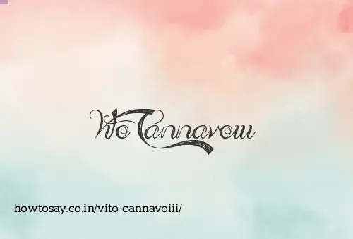 Vito Cannavoiii