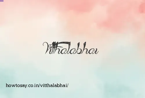 Vitthalabhai