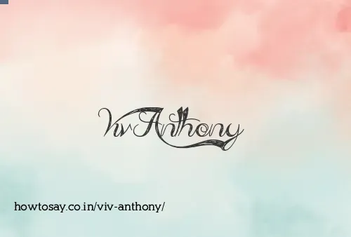 Viv Anthony