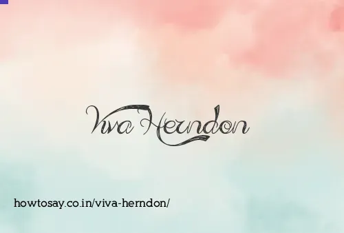 Viva Herndon