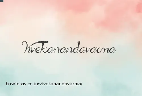 Vivekanandavarma