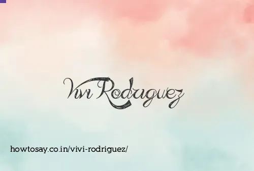 Vivi Rodriguez