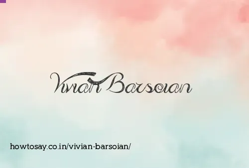 Vivian Barsoian