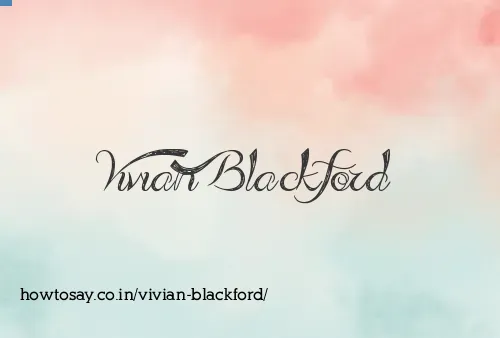 Vivian Blackford