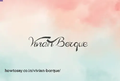 Vivian Borque
