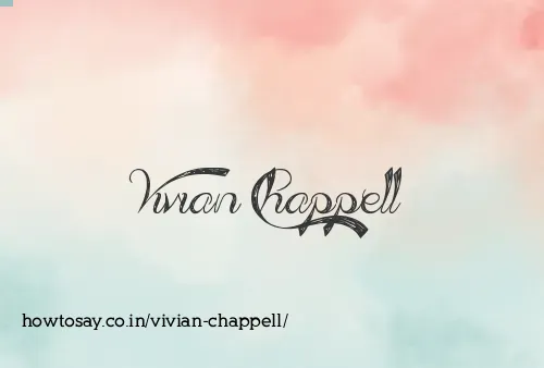 Vivian Chappell