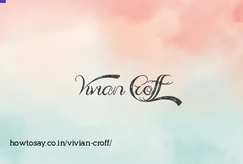 Vivian Croff
