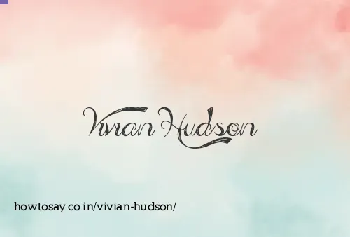 Vivian Hudson