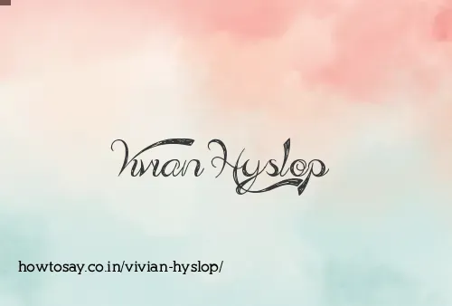 Vivian Hyslop