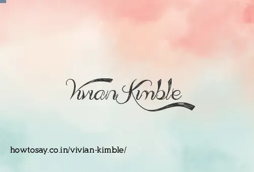 Vivian Kimble