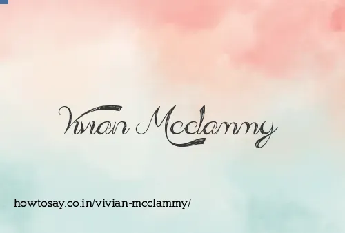 Vivian Mcclammy