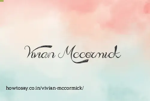 Vivian Mccormick