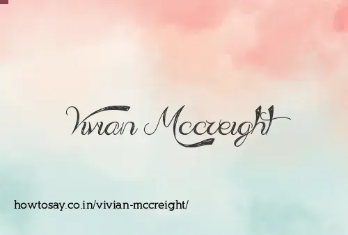 Vivian Mccreight