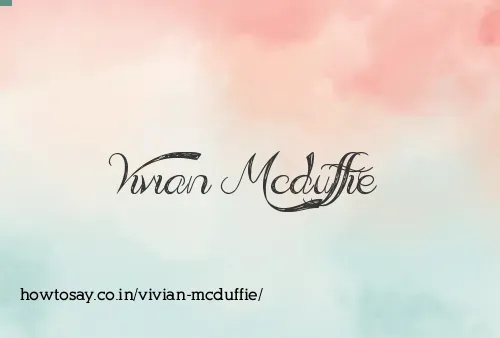 Vivian Mcduffie