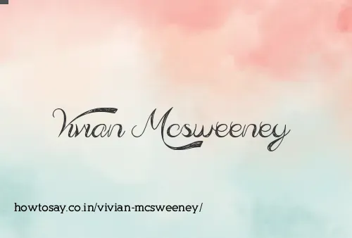 Vivian Mcsweeney