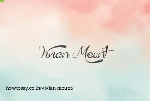 Vivian Mount