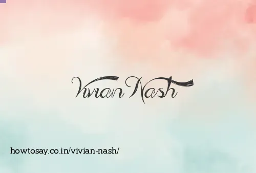 Vivian Nash