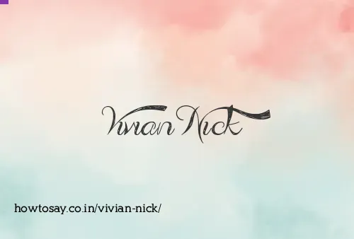 Vivian Nick