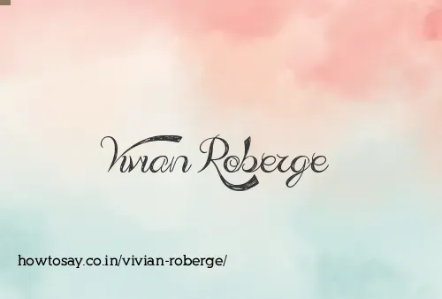 Vivian Roberge