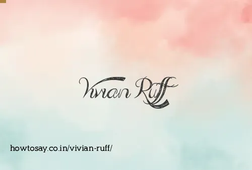 Vivian Ruff