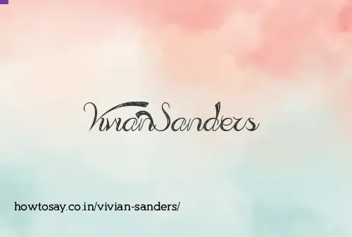 Vivian Sanders