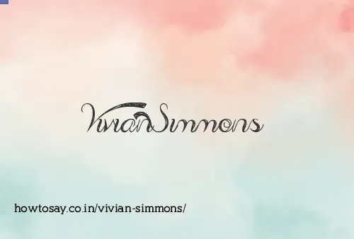 Vivian Simmons