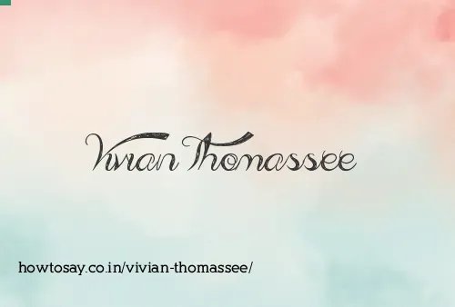 Vivian Thomassee