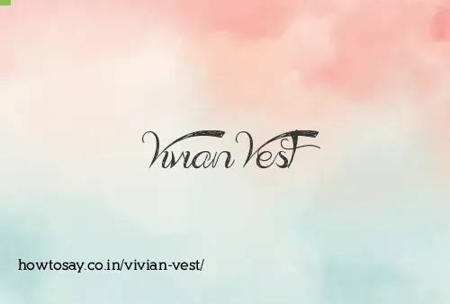 Vivian Vest