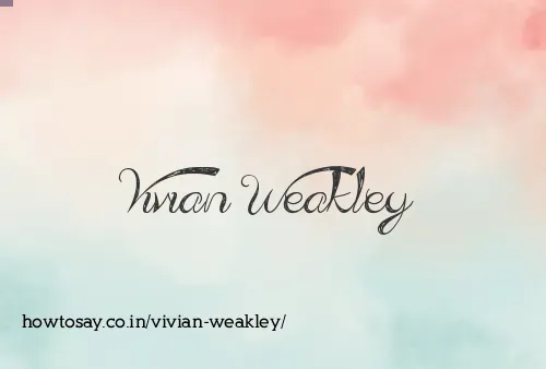 Vivian Weakley