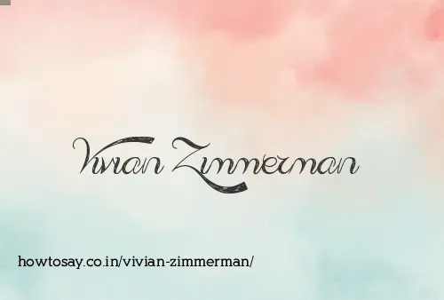 Vivian Zimmerman