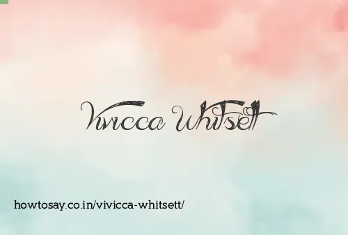 Vivicca Whitsett
