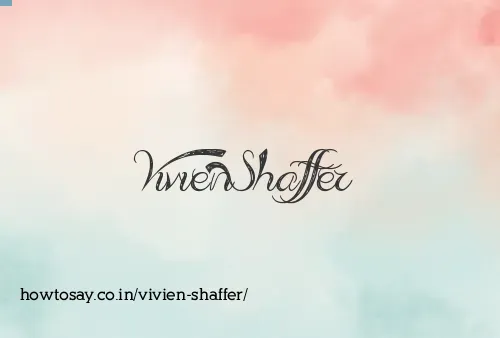Vivien Shaffer