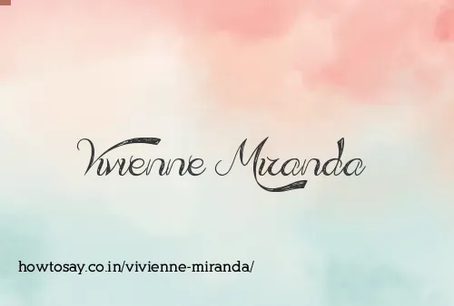Vivienne Miranda