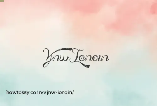 Vjnw Ionoin