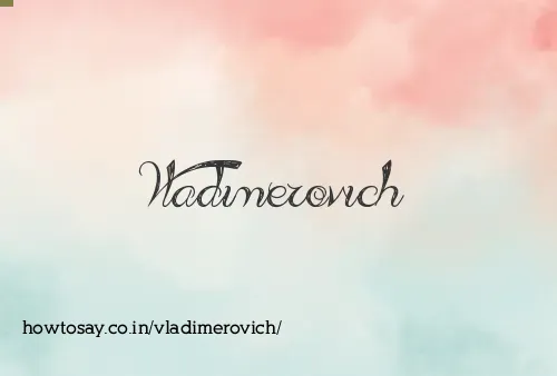 Vladimerovich