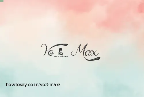 Vo2 Max