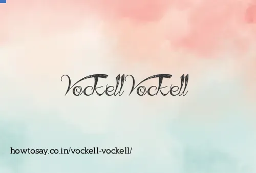 Vockell Vockell