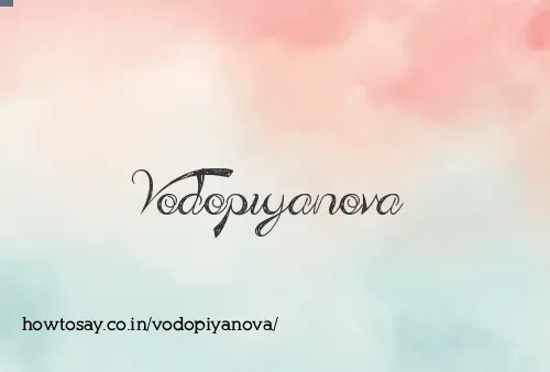 Vodopiyanova