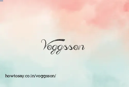 Voggsson