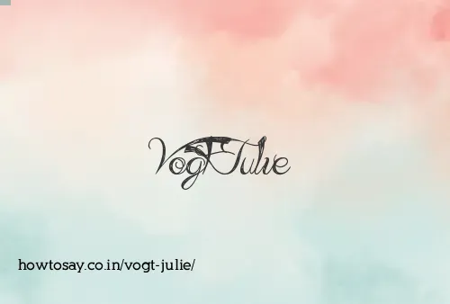 Vogt Julie