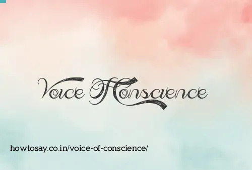 Voice Of Conscience