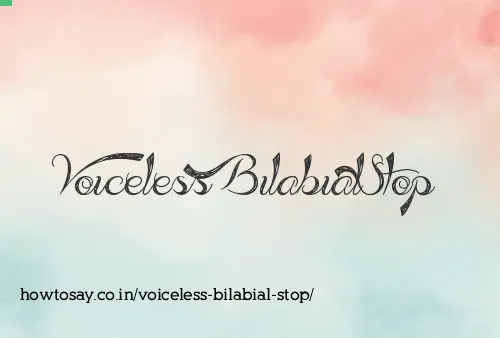 Voiceless Bilabial Stop