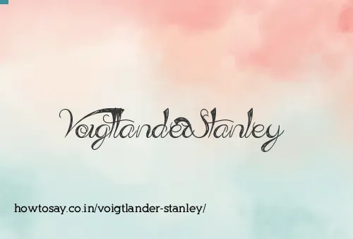 Voigtlander Stanley
