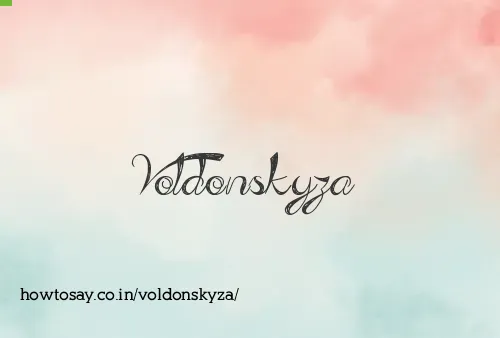 Voldonskyza