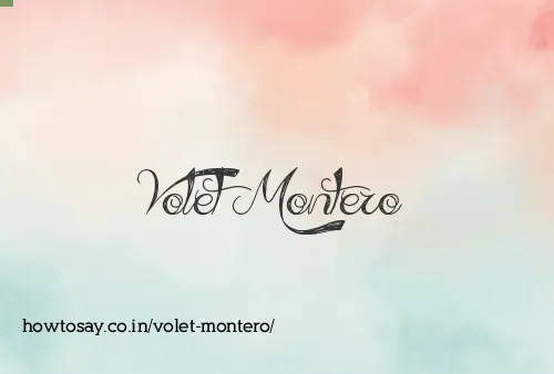 Volet Montero