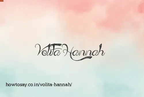 Volita Hannah